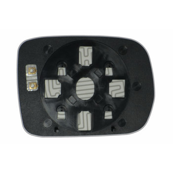 Зеркальный элемент ACURA MDX (01-06) левый сферический голубой с обогревом