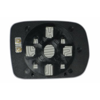 Елемент дзеркала заднього огляду ACURA MDX (01-06) лівий сферичний голубий з обігрівом