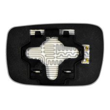 Зеркальный элемент ACURA RL (04-12) правый асферический голубой с обогревом