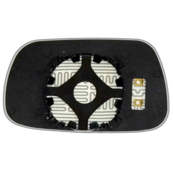 Елемент дзеркала заднього огляду BYD F3 (06-08) правий асферичний з обігрівом