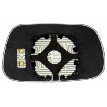 Елемент дзеркала заднього огляду BYD F3 (06-08) лівий сферичний з обігрівом