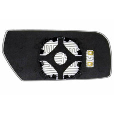 Дзеркальний елемент CADILLAC CTS I (03-07) лівий асферичний голубий з обігрівом