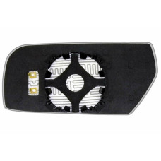 Дзеркальний елемент CADILLAC CTS I (03-07) правий сферичний голубий з обігрівом