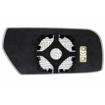 Елемент дзеркала заднього огляду CADILLAC CTS I (03-07) лівий асферичний голубий з обігрівом