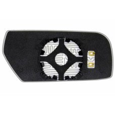 Зеркальный элемент CADILLAC CTS I (03-07) левый сферический голубой с обогревом