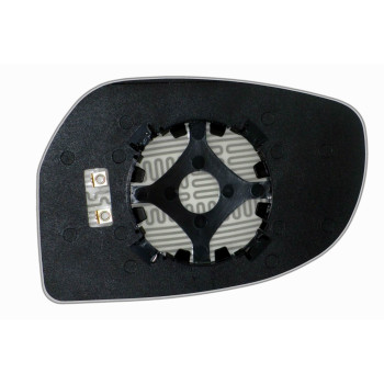 Елемент дзеркала заднього огляду CHERY Kimo (11- ) лівий асферичний з обігрівом