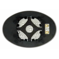 Дзеркальний елемент CHERY QQ6 (08- ) основний асферичний з обігрівом