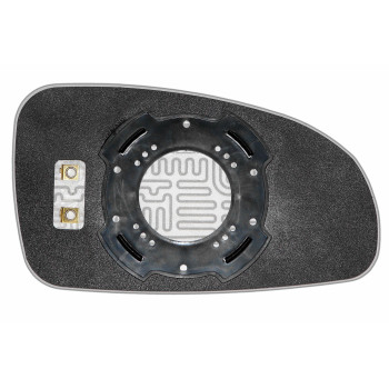 Елемент дзеркала заднього огляду CHEVROLET Aveo I Type A (03-08) лівий сферичний з обігрівом