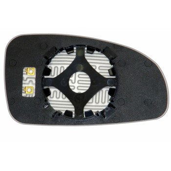 Елемент дзеркала заднього огляду CHEVROLET Aveo I Type B (03-08) лівий асферичний з обігрівом