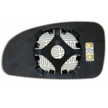 Елемент дзеркала заднього огляду CHEVROLET Aveo I Type B (03-08) правий сферичний з обігрівом