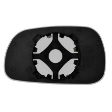 Дзеркальний елемент CHEVROLET Evanda (04-06) правий асферичний