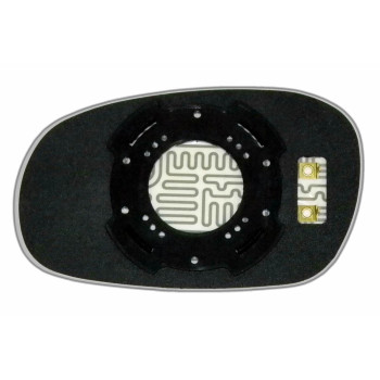 Елемент дзеркала заднього огляду CHEVROLET Lanos Type 2 (97-09) правий асферичний з обігрівом