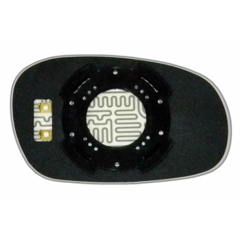 Елемент дзеркала заднього огляду CHEVROLET Lanos Type 2 (97-09) лівий сферичний з обігрівом Елемент дзеркала заднього огляду CHEVROLET Lanos Type 2 (97-09) лівий сферичний з обігрівом