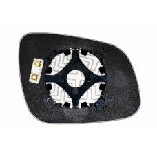 Дзеркальний елемент CHEVROLET Spark (09-15) лівий сферичний з обігрівом