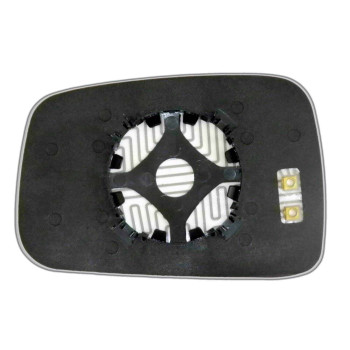 Елемент дзеркала заднього огляду CHEVROLET HHR (05-10) правий асферичний з обігрівом