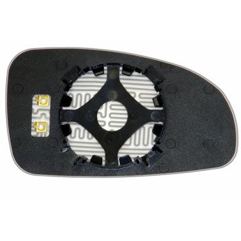 Зеркальный элемент CHEVROLET Aveo I Type B (03-08) левый сферический с обогревом