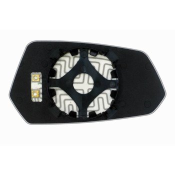 Зеркальный элемент CHEVROLET Camaro V (08-13) левый сферический с обогревом