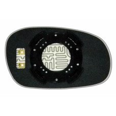 Зеркальный элемент CHEVROLET Lanos Type 2 (97-09) левый сферический с обогревом