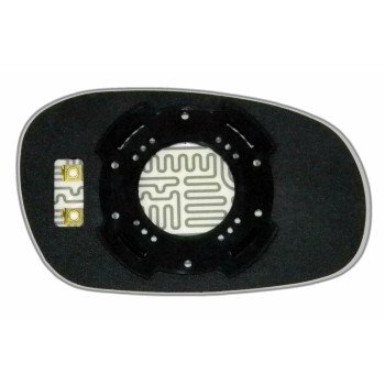 Зеркальный элемент CHEVROLET Lanos Type 2 (97-09) левый сферический с обогревом