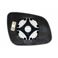 Зеркальный элемент CHEVROLET Spark (09-15) левый асферический с обогревом