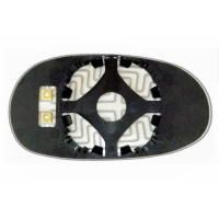 Дзеркальний елемент CHRYSLER Crossfire (03-07) лівий асферичний з обігрівом