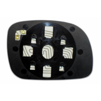 Елемент дзеркала заднього огляду CHRYSLER Town Country IV (01-07) лівий сферичний з обігрівом