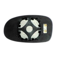 Дзеркальний елемент CHRYSLER Sebring I (97-02) правий асферичний з обігрівом