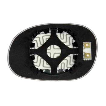 Елемент дзеркала заднього огляду CITROEN C-3 (02-09) правий асферичний з обігрівом