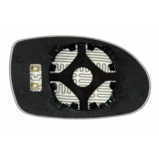 Дзеркальний елемент CITROEN C-5 (01-08) лівий сферичний голубий з обігрівом