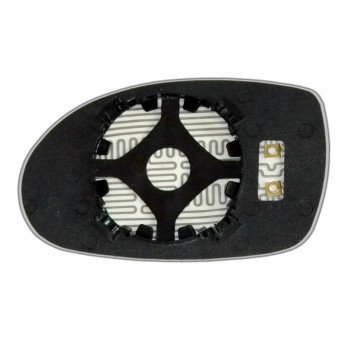 Елемент дзеркала заднього огляду CITROEN C-5 (01-08) правий сферичний голубий з обігрівом