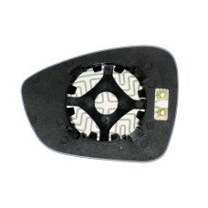 Дзеркальний елемент CITROEN C-4 (11- ) правий асферичний голубий з обігрівом