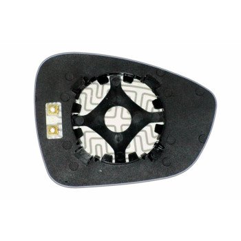 Елемент дзеркала заднього огляду CITROEN C-4 (11- ) лівий сферичний голубий з обігрівом