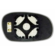 Зеркальный элемент DAEWOO Lanos (97-02) левый асферический с обогревом