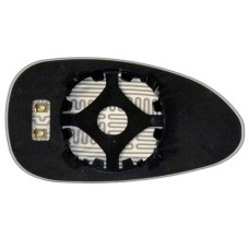 Дзеркальний елемент DAEWOO Nubira (99-04) лівий асферичний з обігрівом