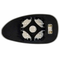 Дзеркальний елемент DAEWOO Nubira (99-04) правий сферичний з обігрівом