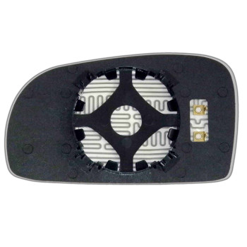 Зеркальный элемент DAEWOO Leganza (97-02) правый асферический с обогревом