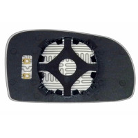 Зеркальный элемент DAEWOO Leganza (97-02) левый асферический с обогревом