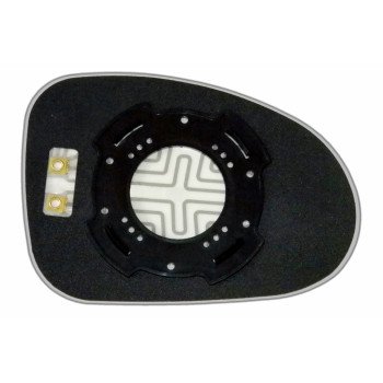 Елемент дзеркала заднього огляду DAEWOO Matiz (98-11) лівий сферичний з обігрівом