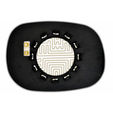 Зеркальный элемент DODGE Ram III (01-04) левый сферический с обогревом