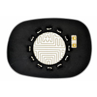 Дзеркальний елемент DODGE Ram III (01-04) правий сферичний з обігрівом