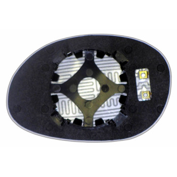 Елемент дзеркала заднього огляду DODGE Neon (93-99) правий сферичний з обігрівом