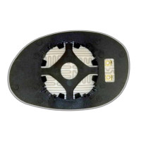 Зеркальный элемент DODGE Neon Coupe (96-01) правый асферический с обогревом