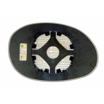 Елемент дзеркала заднього огляду DODGE Neon Coupe (96-01) лівий сферичний з обігрівом