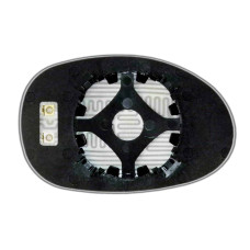 Дзеркальний елемент DODGE Stratus I (95-01) лівий асферичний з обігрівом