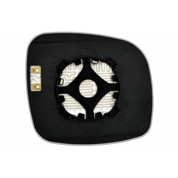 Зеркальный элемент DODGE Grand Caravan (08- ) левый сферический с обогревом