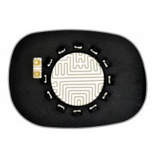 Дзеркальний елемент DODGE Ram III (01-04) лівий сферичний з обігрівом