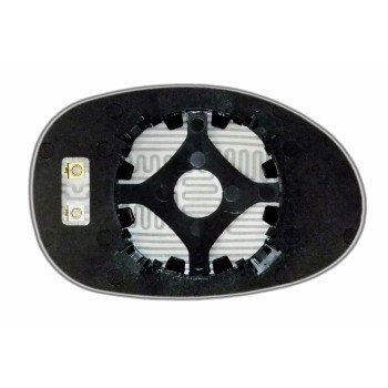 Зеркальный элемент DODGE Stratus I (95-01) левый сферический с обогревом