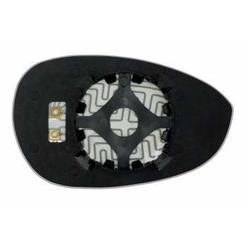 Елемент дзеркала заднього огляду FIAT Punto III (05- ) лівий асферичний з обігрівом