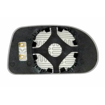 Елемент дзеркала заднього огляду FIAT Marea (95-01) лівий сферичний з обігрівом