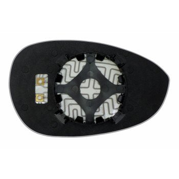 Елемент дзеркала заднього огляду FIAT Linea (07- ) лівий асферичний з обігрівом